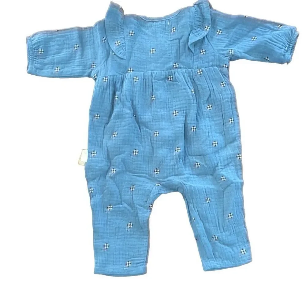 Rabbit + bear adorable one piece, girls outfits size 0 to 3 months